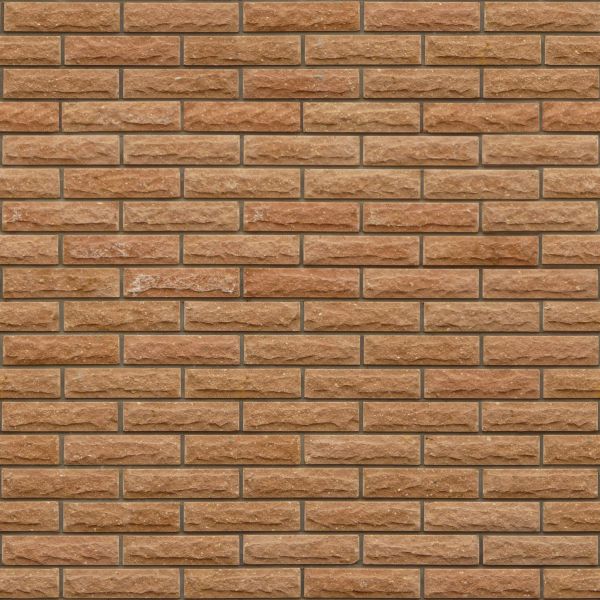 New brick wall with modern brick texture in dark cement.