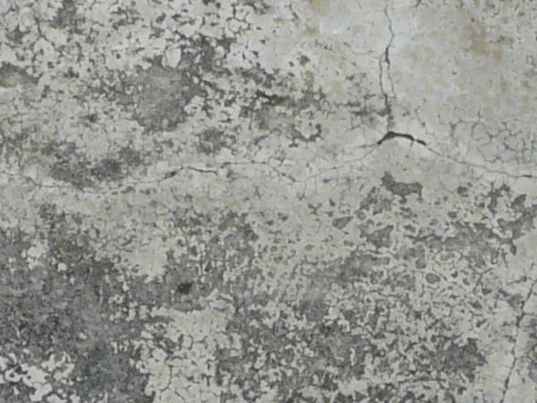 Concrete floor texture in mixed shades of grey with few, small cracks in surface.