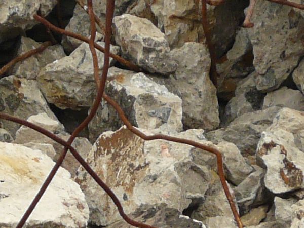 various debris and garbage  texture