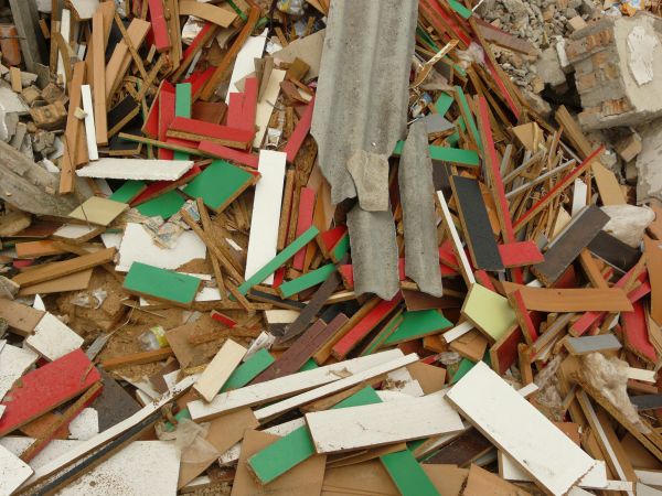 various debris and garbage  texture