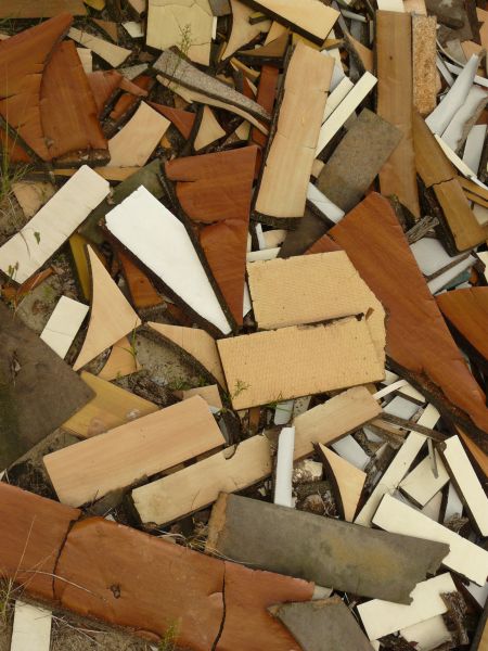 various debris and garbage  texture