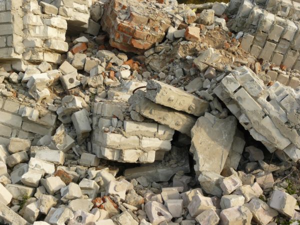 various debris and garbage  texture