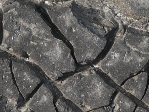 Plastic fabric with very dirty texture and random cracks in surface.