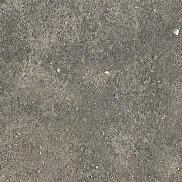 Seamless road texture of grey asphalt with wet, sandy surface.