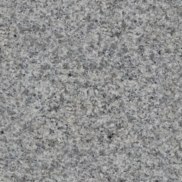 Seamless granite texture in grey and white tones with small, black spots on surface.