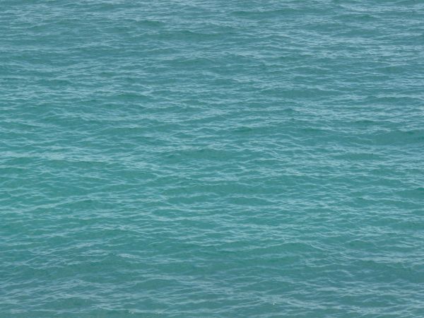 Ocean water texture in vibrant blue tone with small waves on surface.