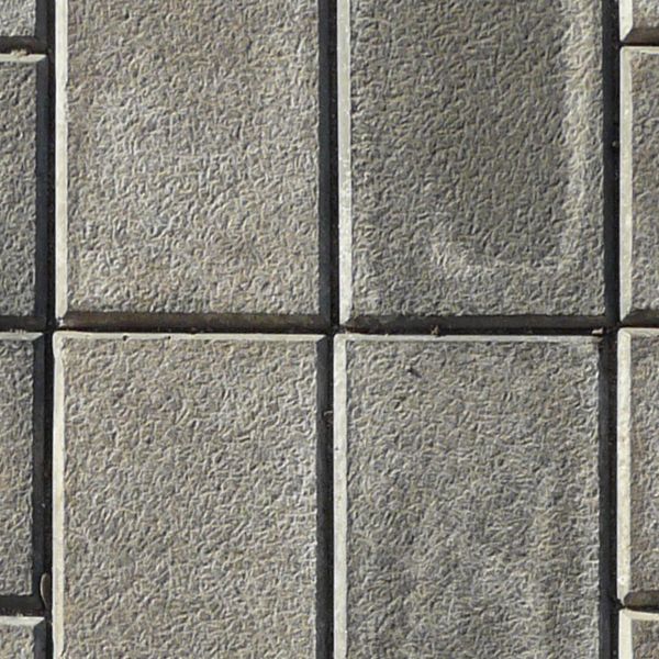 Seamless texture of new, rectangular stones set evenly in repeating patterns.